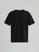 T-shirt pariccolo mezza manica con applicazione strass