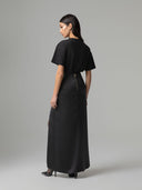 T-SHIRT PARICCOLO MEZZA MANICA CON APPLICAZIONE STRASS