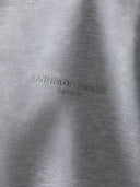BOMBER IN FELPA OVER CON ETICHETTA LOGO SUL RETRO
