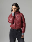 PIUMINO IN ECOPELLE CON PERSONALIZZAZIONE EMBOSSED LATO CUORE