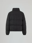 Bomber in maglia con ricamo logo lato cuore