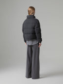 BOMBER IN MAGLIA CON RICAMO LOGO LATO CUORE