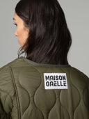 PIUMINO OVER TRAPUNTATO CON PERSONALIZZAZIONE LOGO SUL RETRO