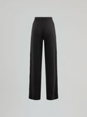 PANTALONE IN MAGLIA CON MOTIVO TRECCIA LATERALE