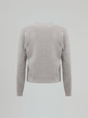 PULLOVER MANICA LUNGA CON LOGO EMBOSSED