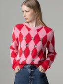 PULLOVER PARICOLLO CON APPLICAZIONI