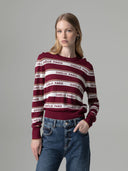 PULLOVER PARICOLLO CON LOGO ALLOVER