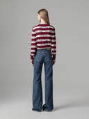 PULLOVER PARICOLLO CON LOGO ALLOVER