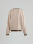 Pullover paricollo con personalizzazione logo davanti