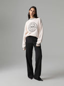 PULLOVER PARICOLLO CON PERSONALIZZAZIONE LOGO DAVANTI
