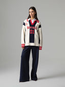 PULLOVER COLLO POLO CON PERSONALIZZAZIONI LOGO