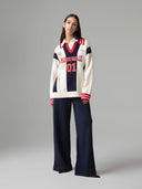 PULLOVER COLLO POLO CON PERSONALIZZAZIONI LOGO