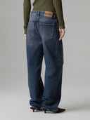 JEANS BOY FIT CON SALPA LOGATA SUL RETRO