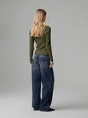 JEANS BOY FIT CON SALPA LOGATA SUL RETRO