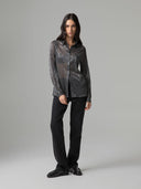 JEANS SLIM FIT CON SALPA LOGATA SUL RETRO