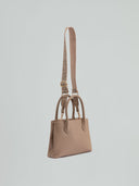 REGULAR HAND BAG MAXILOGO SAFFIANO