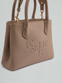 REGULAR HAND BAG MAXILOGO SAFFIANO