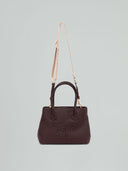 REGULAR HAND BAG MAXILOGO SAFFIANO