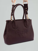 REGULAR HAND BAG MAXILOGO SAFFIANO