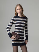 MINI SHOULDER STRAP METAL LOGO SAFFIANO