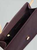 MINI SHOULDER STRAP METAL LOGO SAFFIANO