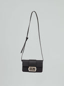 MINI SHOULDER STRAP METAL LOGO SAFFIANO
