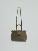 MAXI HAND BAG METAL LOGO SAFFIANO