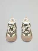 SNEAKERS RUNNING IN MESH CON INSERTI IN SUEDE