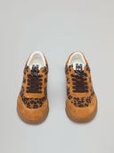 SNEAKERS SKATER IN SUEDE CON STAMPA ANIMALIER