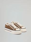 SNEAKERS CITY IN SUEDE CON INTERNO IN PELLICCIA