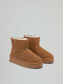 ESKIMO BOOTS IN SUEDE E ECOFUR