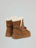 ESKIMO BOOTS ALLACCIATO  IN SUEDE E ECO FUR