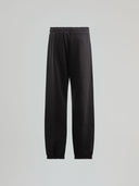 PANTALONE DRITTO IN FELPA CON ZIP