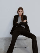 Regular double-breasted jacket