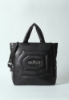 HIGHT SHOPPER MATELASSE IN ECOPELLE CON LOGO NERO