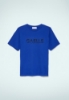 T SHIRT IN JERSEY GIROCOLLO MEZZA MANICA CON LOGO BLUETTE