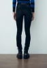 JEANS SKINNY CON APPLICAZIONE STRASS NERO