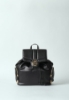 Regular Backpack In Ecopelle Nero