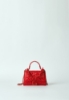 Mini Shoulder Strap In Ecopelle Rosso