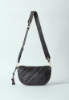 Regular Shoulder Strap In Ecopelle Nero