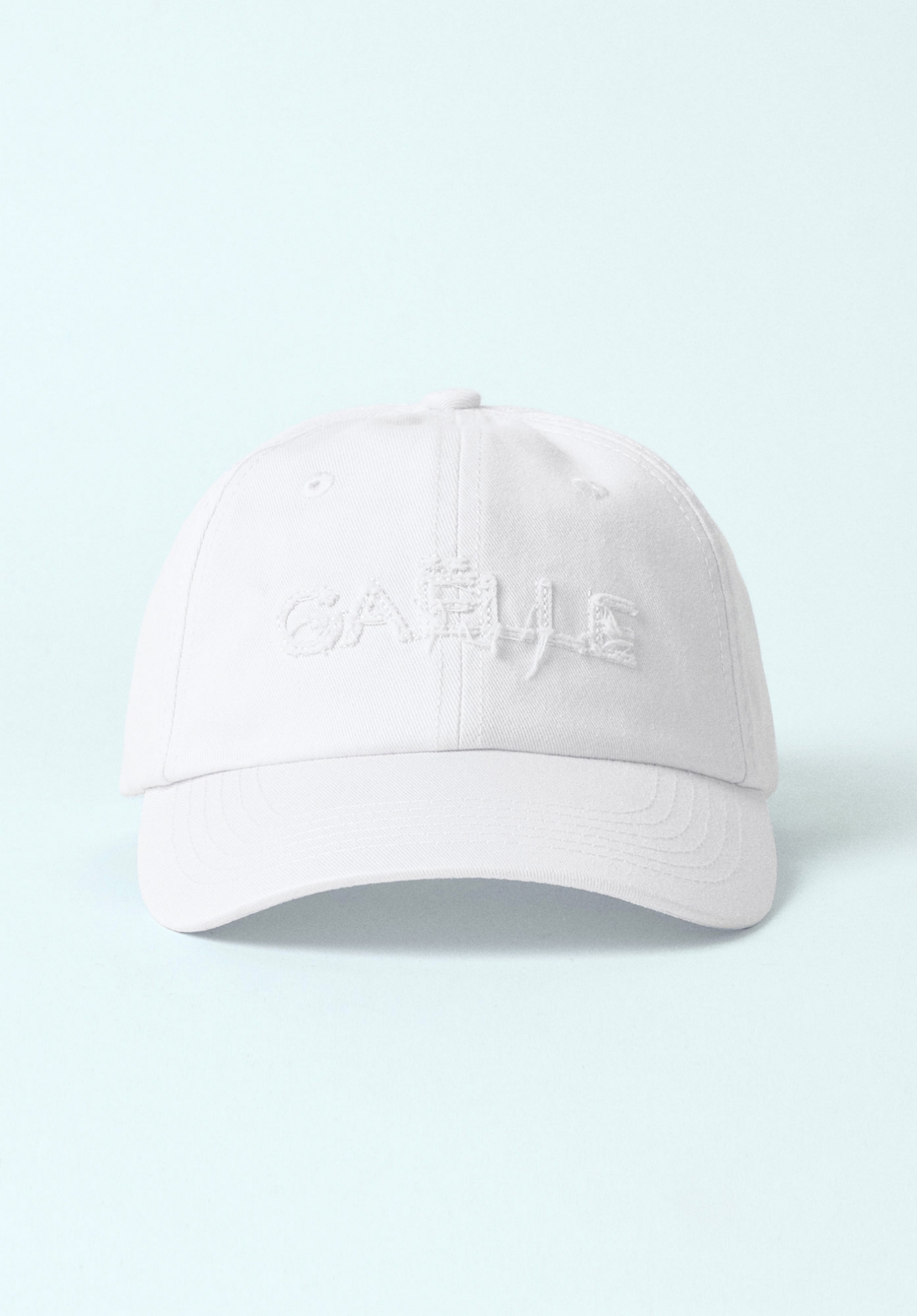 Cappello Baseball In Cotone Bianco