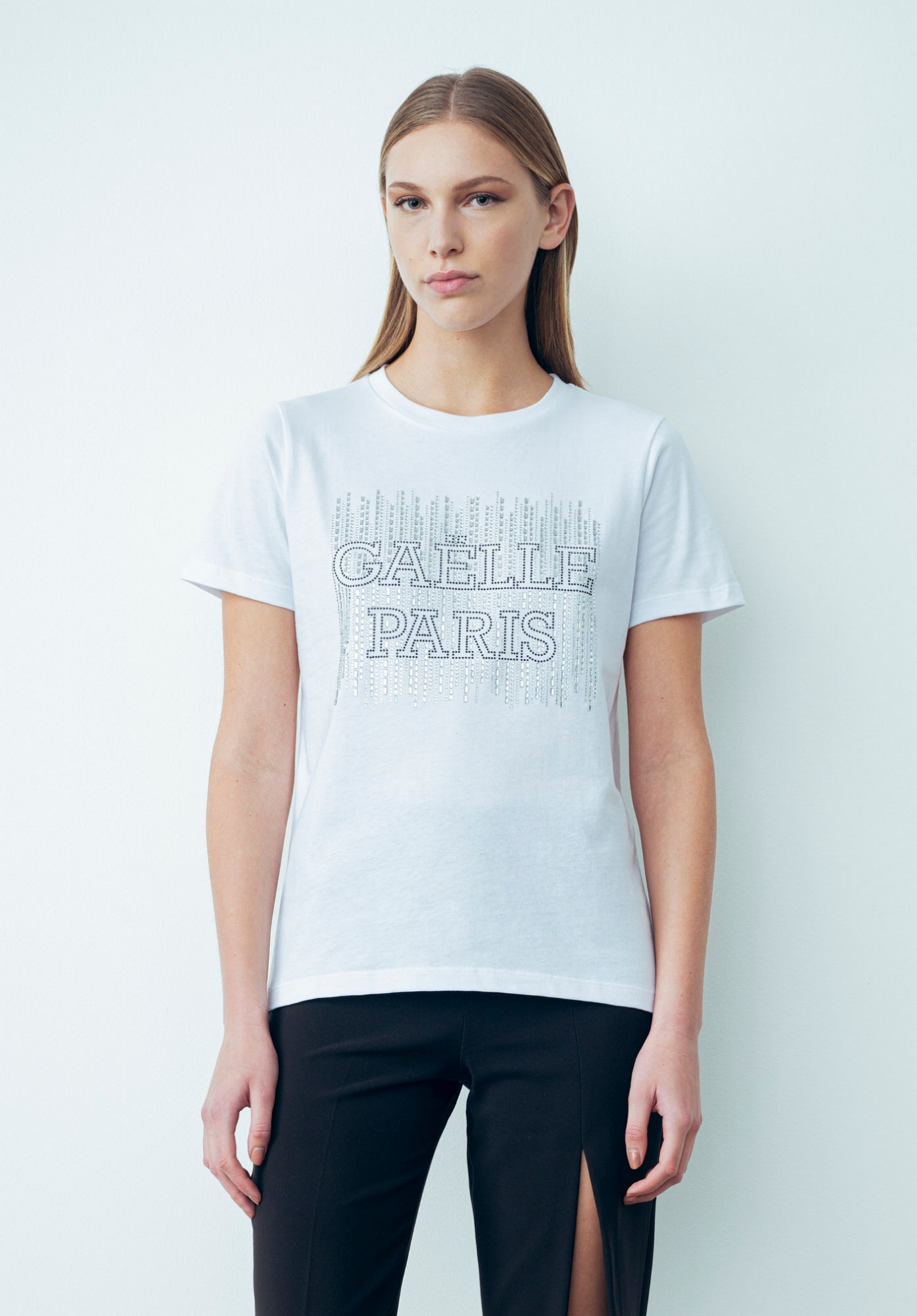 T-Shirt Paricollo Bianco