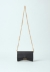 Mini Shoulder Strap In Saffiano Nero