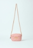 Regular Camera Bag In Ecopelle Rosa Antico