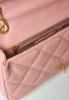 Regular Shoulder Strap In Ecopelle Rosa Antico