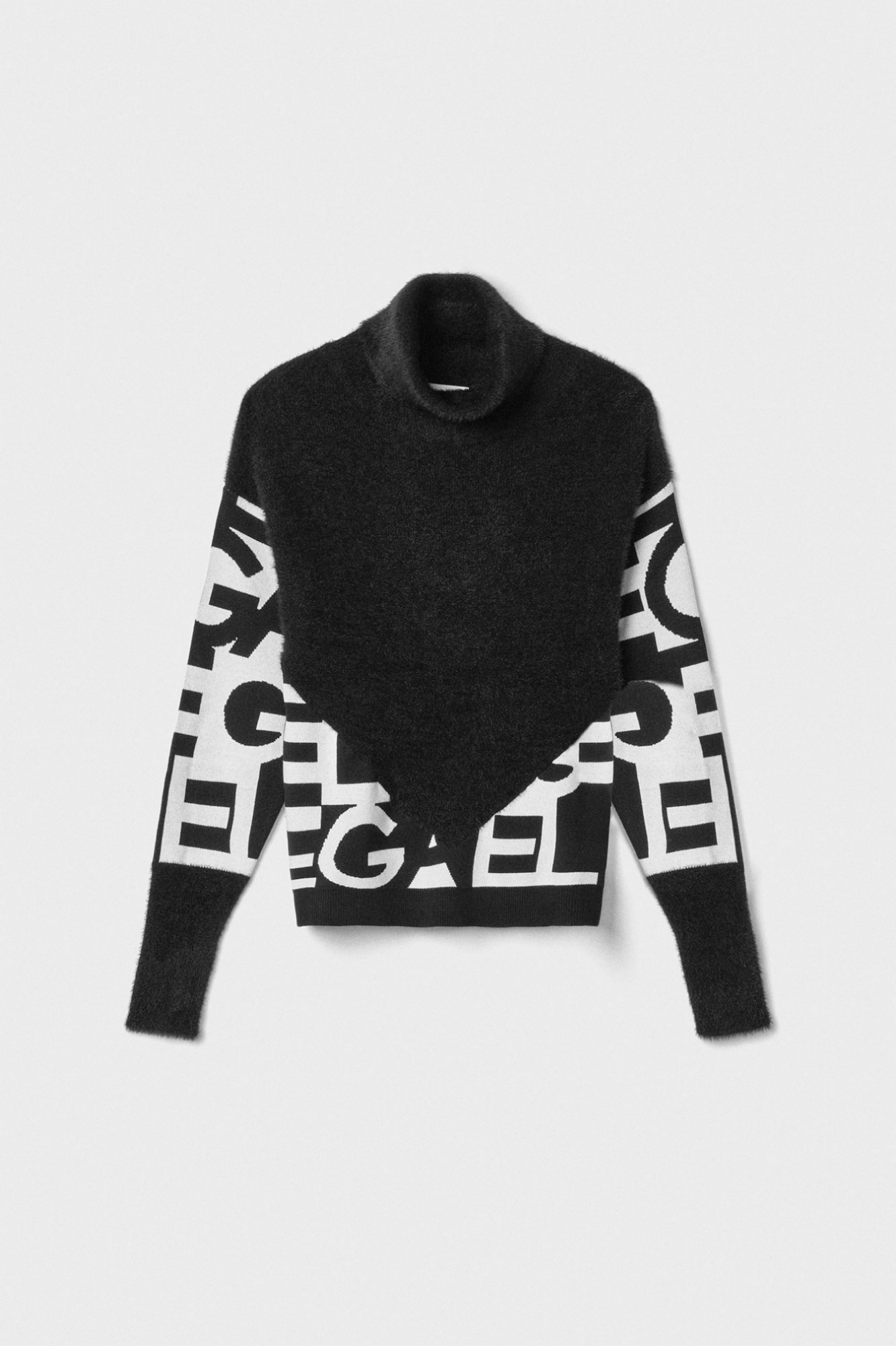 PULLOVER COLLO ALTO FANTASIA ALLOVER