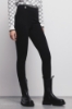 Leggings Con Bottoni Nero