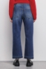 Jeans Boy Con Morsetti In Denim Blu