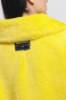 Cappotto Corto In Ecofur Giallo