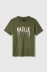 T-Shirt Fit. Basico Verde Militare